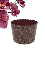 Форма бум. для кулича 110*85 Узоры, НК, 12*200/2400шт.