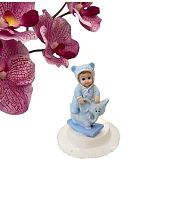 Фигурка новорожденного MODECOR "Со слоном, мальчик " (26166 C) РАСПРОДАЖА