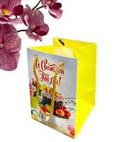 Пакет подарочный, упаковка, «Со Светлой Пасхой!», 12 х 18 х 12 см