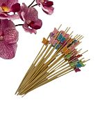 Шпажки для канапе Бабочки Винтажные 12см, 50шт (Китай)