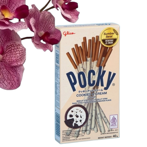 Бисквитные палочки POCKY со вкусом шоколадного печенья Oreo с кремом, 40 г