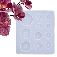 Форма силиконовая универсальная "Пуговицы" 3 размера