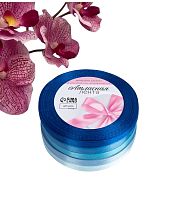 Набор атласных лент, 5 шт, размер 1 ленты: 6 мм × 23 ± 1 м, цвет синий спектр