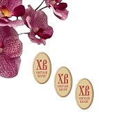 Украшение фигурное (Пасха) на основе бел.конд.массы"Шоко" "ХВ" Овал, 40*25мм, 6ф. (240шт), 65228*R