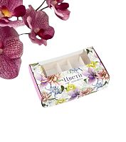 Коробка для эклеров с вкладышами «Цвети», 25×15×7 см