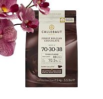Шоколад Callebaut Горький 70.5% (Пакет 2,5кг)