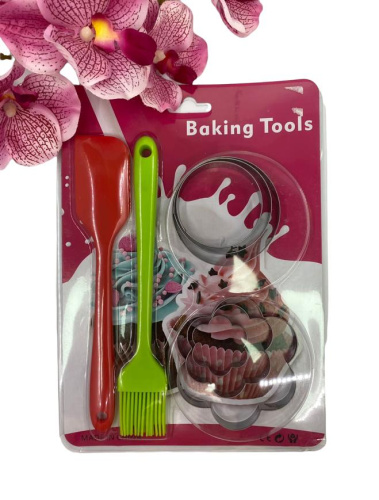 Набор кондитерский 8 предметов (+лопатка+кисточка), 1-33 "Baking Tools", 40307 РАСПРОДАЖА