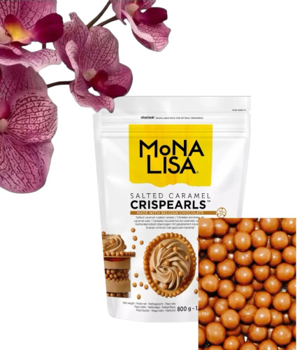 Шок. декор Mona Lisa, Злаки в шок. оболочке "Crispearls Карам." (0,8/3,2кг), CHF-CC-CCRISE0-02B