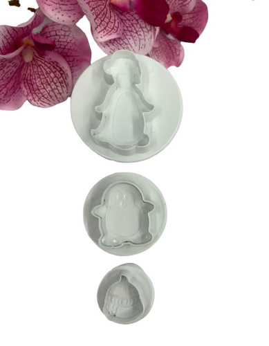 Плунжер N Пингвин, набор 3шт, пластик, SL83 РАСПРОДАЖА Плунжер N Пингвин, набор 3шт, пластик, SL83 РАСПРОДАЖА