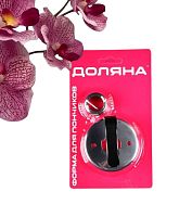 Форма для пончиков Доляна «Классика», 7,5×7,5×6 см, цвет серебристый