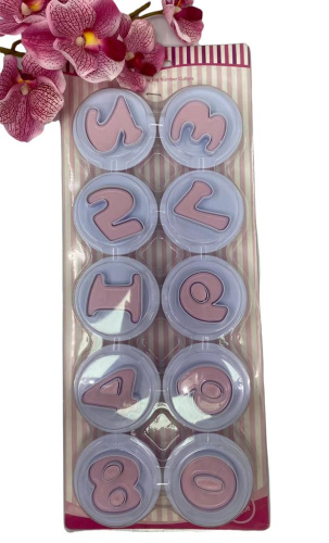 Плунжер Цифры 45мм 10шт, пластик, А1266 РАСПРОДАЖА Плунжер Цифры 45мм 10шт, пластик, А1266 РАСПРОДАЖА