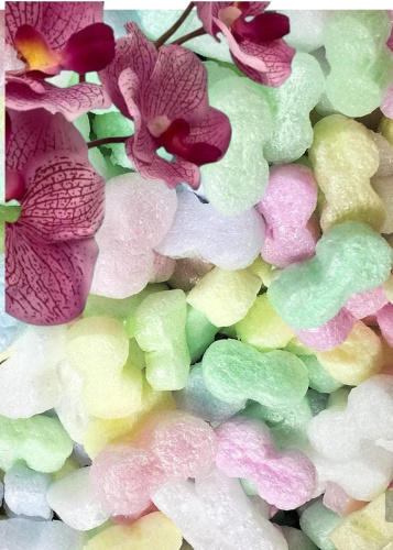 Наполнитель для подарков пенопластовый, 50 гр, РАСПРОДАЖА Наполнитель для подарков пенопластовый, 50 гр, РАСПРОДАЖА