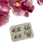 Молд силиконовый Детки 3в1, 5*7,5см, JSF064