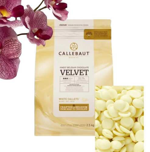 Шоколад Callebaut Белый Velvet 32% (Пакет 2,5кг) Шоколад Callebaut Белый Velvet 32% (Пакет 2,5кг)