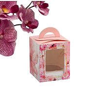 Коробка для 1 капкейка,«С Любовью», 9.2×9.2×11.1 см