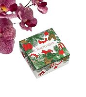 Коробка подарочная новогодняя складная «С Новым годом», 15×15×7 см
