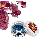 Глиттер пищевой фигурный звёзды синие