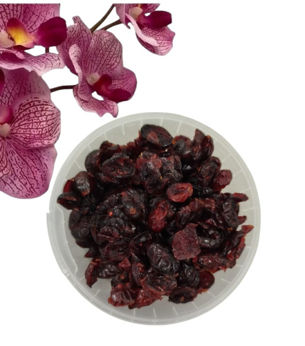 Клюква сушеная половинки, 1кг*10, (ОРЕХПРОМ)