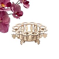 Подставка деревянная для яиц пасхальная, 12 ячеек, 26×26×15 см