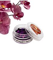 Глиттер пищевой фигурный звёзды фиолетовые