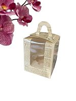 Коробка для 1 капкейка "Что пожелает сердце", 9*9*11 см