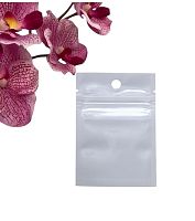 Пакет дой пак с окном, с еврослотом, белый, 13×24 см, (100шт/упак)