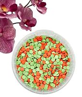 №344/2 Посыпка сахарная декоративная "Конфетти" (зеленое, красное) (6*1,5кг кор.), 1кг