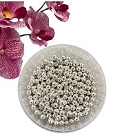 Посыпка шарики "Серебряные", 5мм (33105) (Упаковка 1кг) 1кг.