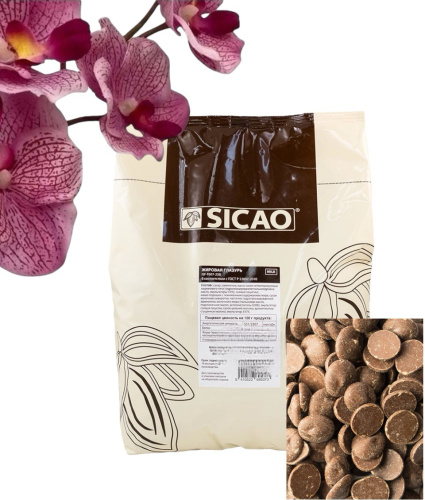 Молочная Глазурь, Sicao легоплавкие диски, (5кг/шт, 3шт/кор), ISF-T607-25B, 1кг Молочная Глазурь, Sicao легоплавкие диски, (5кг/шт, 3шт/кор), ISF-T607-25B, 1кг