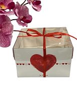 Коробка для четырех капкейков "Jat`aime", 16*16*10 см