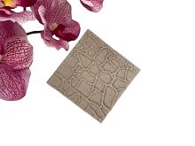 Молд Каменная текстура, силикон 10,2*10,2*0,5см (Китай)