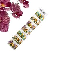 Термонаклейки на пасху, на 7 яиц «Цыплята», 7.3×34.2 см