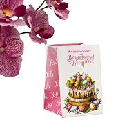 Пакет подарочный под кулич «Пасха», 12 х 18 х 12 см