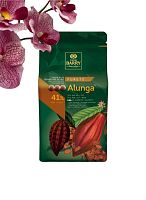 Шоколад Cacao Barry ALUNGA 41% Молочный кувертюр (Пакет 1 кг)