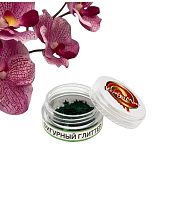 Глиттер пищевой фигурный звёзды зеленые