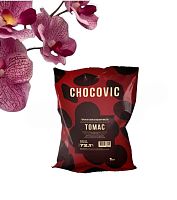 Chocovic Томас Горький шоколад с высоким содержанием какао, 72,1%, (1кг*10шт), CHD-N72CHVC-69