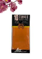 Бумага тишью ОРАНЖЕВАЯ  51*66см (10л/упак), (Китай)