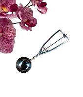 Ложка для мороженого Доляна, 22 см, 50 мл, хромированная