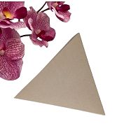 Упаковка под кусочек пиццы, треугольная, крафт, PIE 224*224*200 мм. (600шт./кор.), 1 шт.