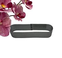 ЭКЛЕР h-3см, d-12,5*3см перфорированный, нержавеющая сталь