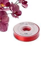 Лента атласная TEIRA, двухсторонняя, 20 мм, 25±1 м, красная №0250