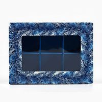 Коробка складная под 6 конфет новогодняя «Морозная роскошь», 13.5×9.5×3.5 см