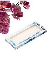 Коробка для шоколада, кондитерская упаковка с окном "Зимняя вьюга", 17,1 х 8 х 1,4 см, Новый год