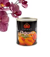 Персики половинки в сиропе 820г/460г, (12штх0,82кг) 9,84кг/кор, Adu, Китай