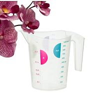 Стакан мерный IDEA, 1 л, пластик, прозрачный