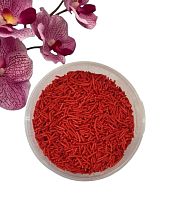 Посыпка сахарная Деко-Про - "Вермишель красная" (Упаковка 0,75 кг.)