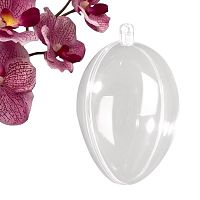 Заготовка Яйцо 4*6см М 2части, пластик 1шт (Китай)