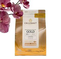 Шоколад Callebaut Белый с карамелью GOLD (Пакет 2,5 кг),CHK-R30GOLD-2B-U75 