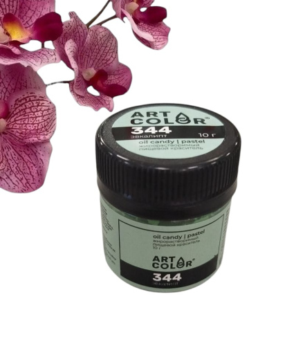 Краситель пищевой сухой ЖИРОРАСТВОРИМЫЙ ART COLOR (OIL CANDY) ЭВКАЛИПТ, 10гр (Ижевск), 1шт