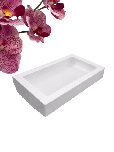 Картонная коробка для пряников ECO TABOX PRO 1450 Белый (260х15х40) (200шт/кор.), 1шт.